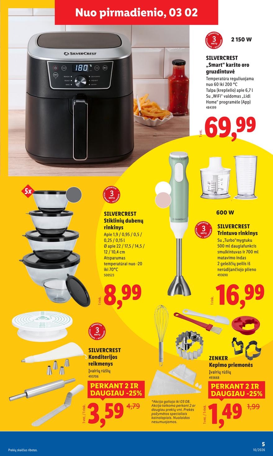 Lidl leidinys naujas akcijos nuo 
  2026-03-02 iki 
  2026-03-08 | Leidinukas.lt puslapis 5