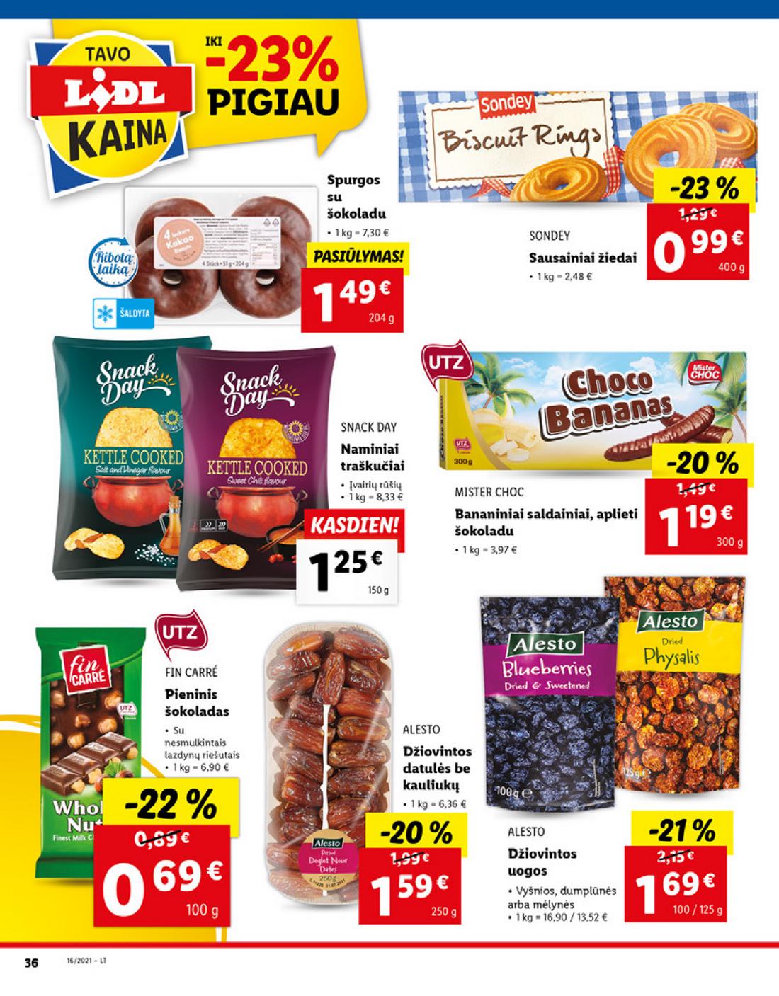 Lidl maisto prekių pasiūlymai akcijos nuo 
  2021-04-19 iki 
  2021-04-25 | Leidinukas.lt puslapis 36