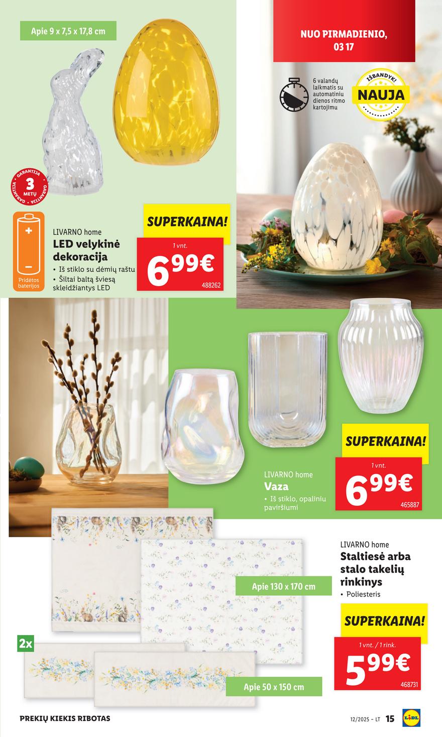 Lidl ne maisto leidinys akcijos nuo 
  2025-03-17 iki 
  2025-03-23 | Leidinukas.lt puslapis 15