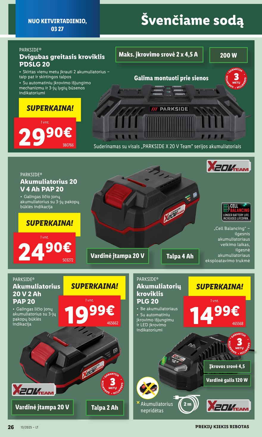 Lidl ne maisto leidinys akcijos nuo 
  2025-03-24 iki 
  2025-03-30 | Leidinukas.lt puslapis 26