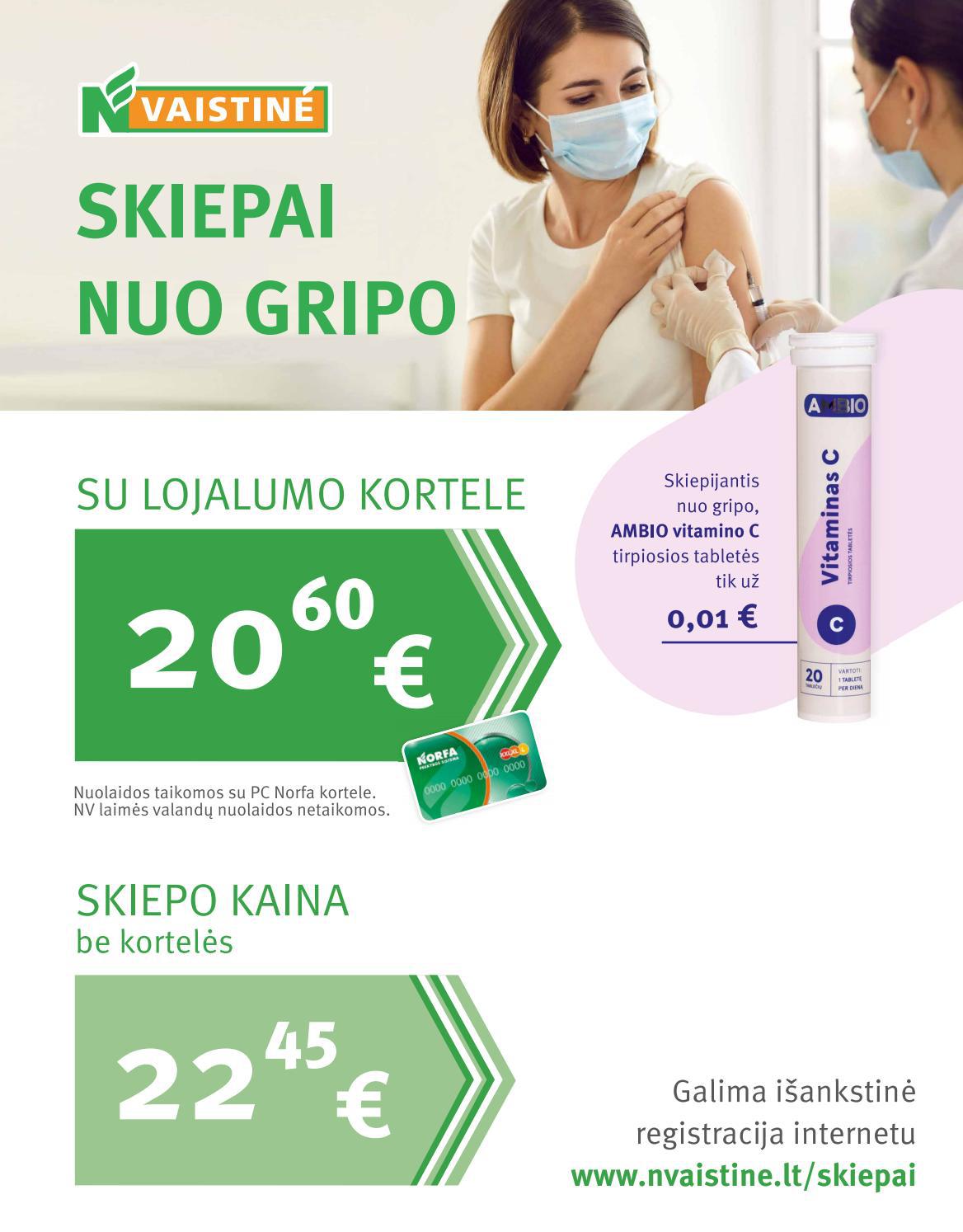 Gintarinė vaistinė leidinys akcijos nuo 
  2021-10-01 iki 
  2021-10-31 | Leidinukas.lt puslapis 32