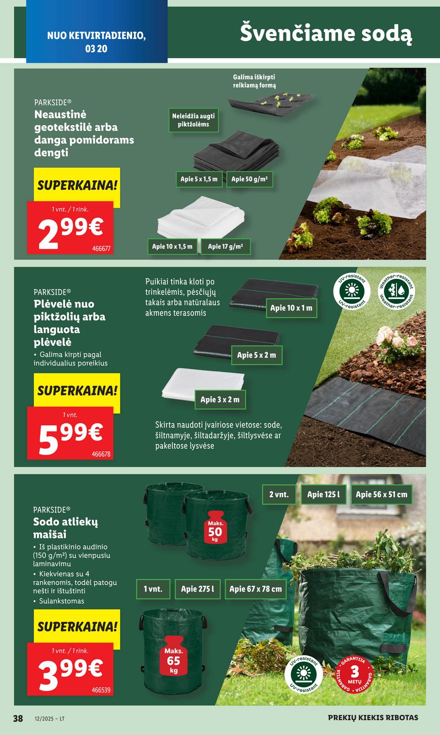 Lidl ne maisto leidinys akcijos nuo 
  2025-03-17 iki 
  2025-03-23 | Leidinukas.lt puslapis 38