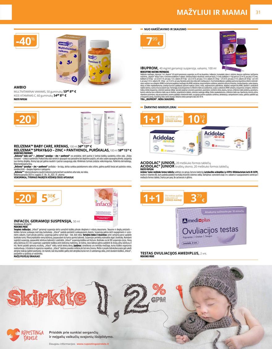Gintarinės vaistinės leidinys akcijos nuo 
  2024-04-01 iki 
  2024-04-30 | Leidinukas.lt puslapis 31