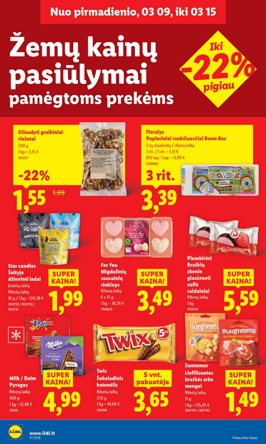Lidl leidinys naujas akcijos nuo 
  2026-03-09 iki 
  2026-03-15 | Leidinukas.lt puslapis 26
