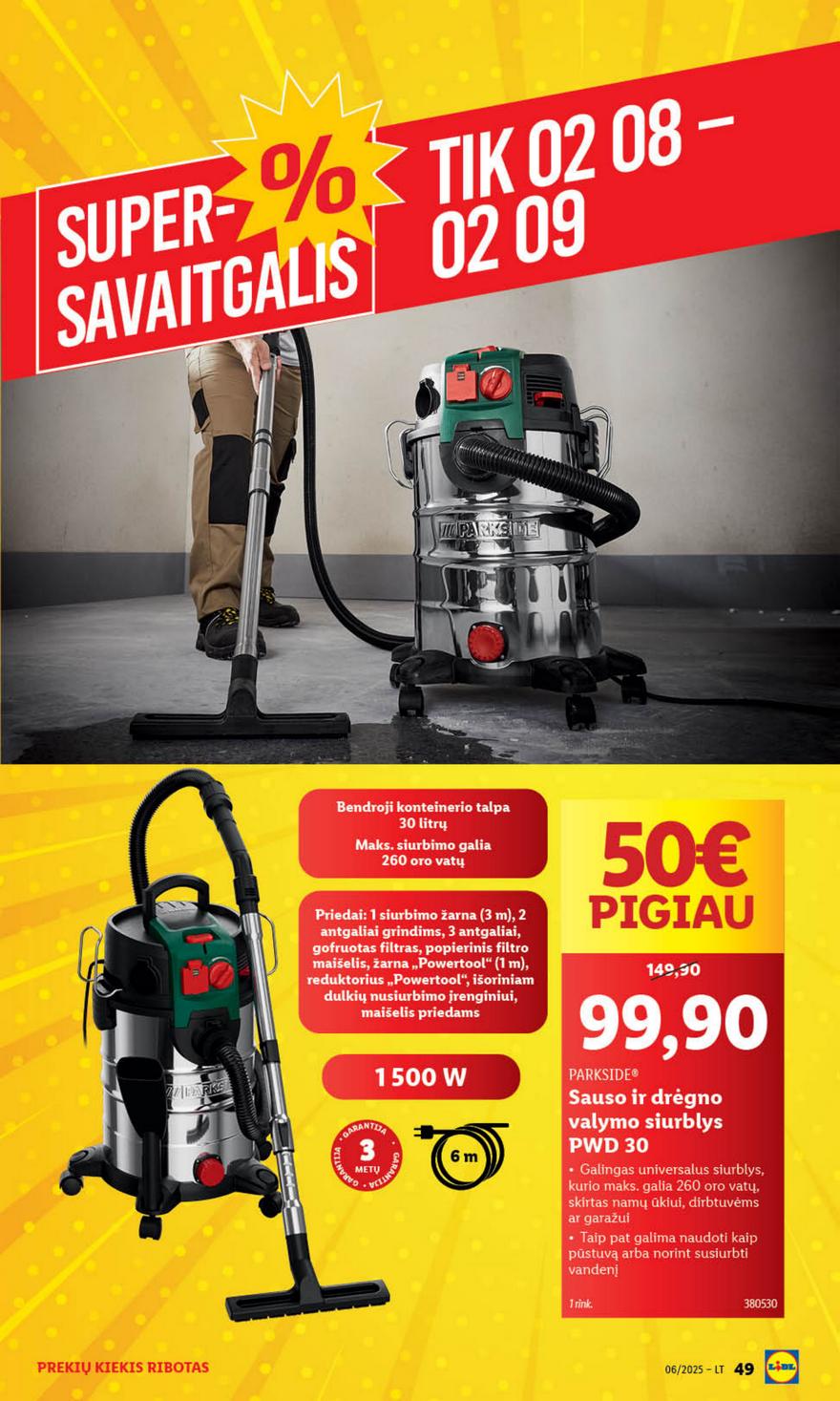 Lidl ne maisto leidinys akcijos nuo 
  2025-02-03 iki 
  2025-02-09 | Leidinukas.lt puslapis 49