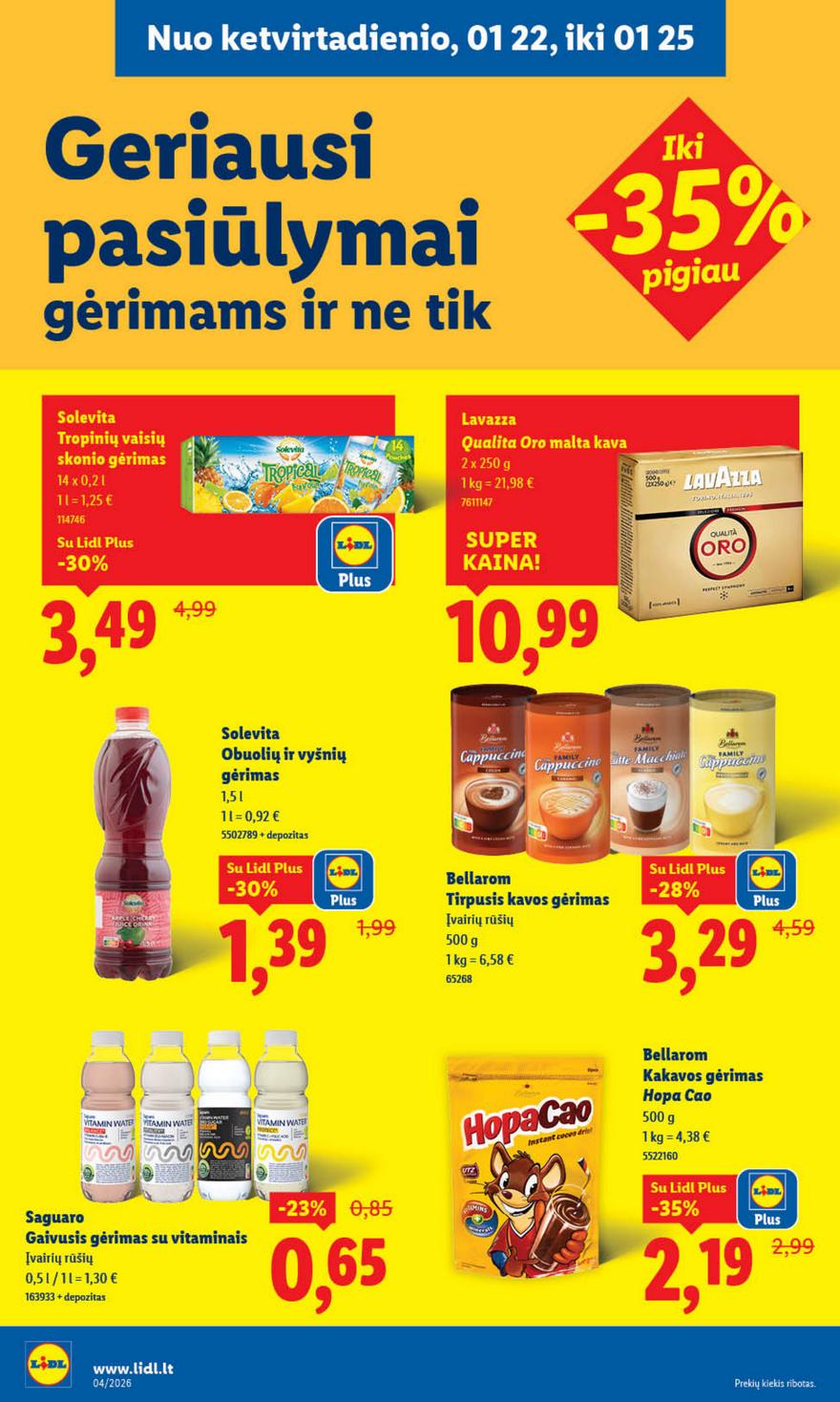 Lidl naujas leidinys akcijos nuo 
  2026-01-19 iki 
  2026-01-25 | Leidinukas.lt puslapis 34