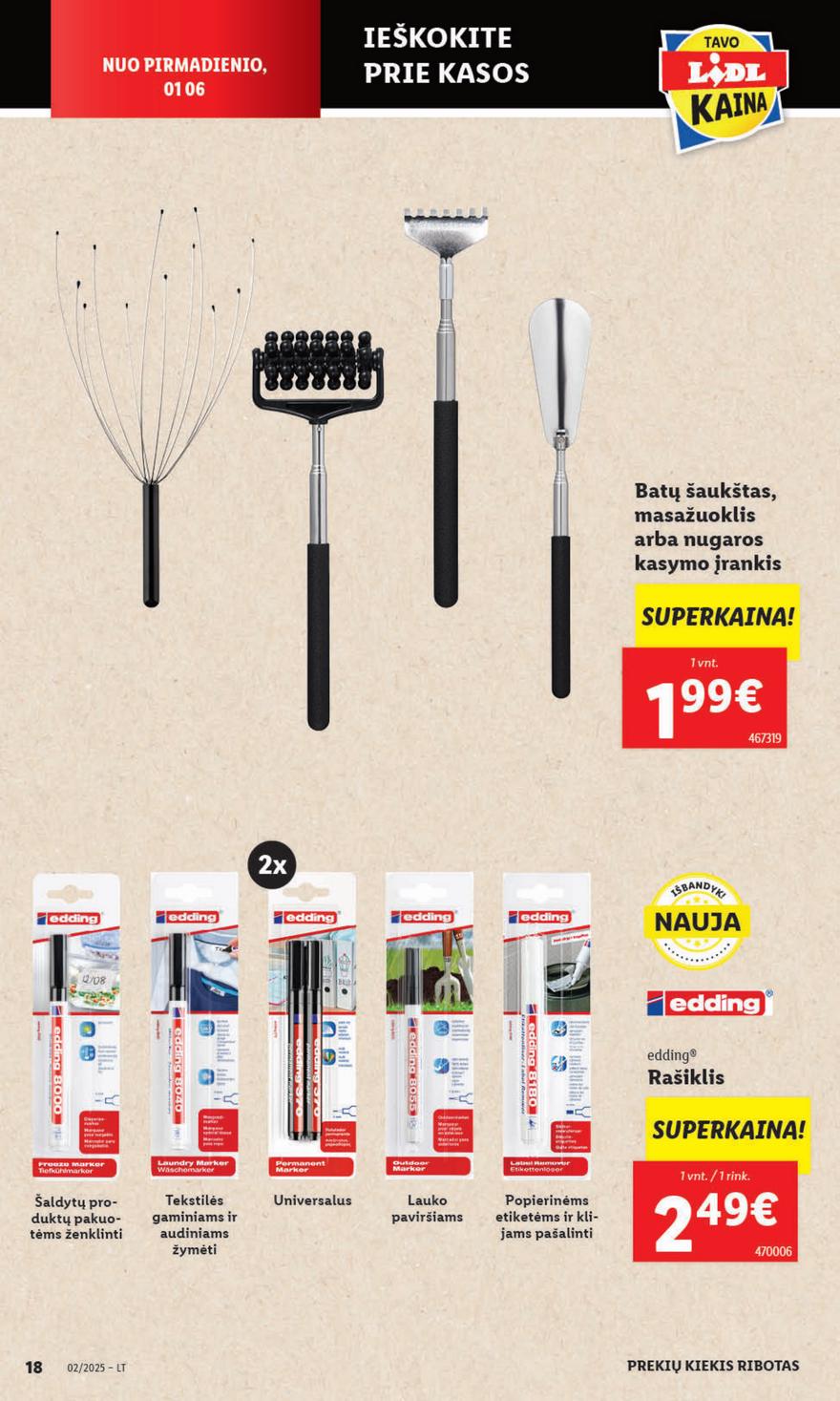 Lidl ne maisto leidinys akcijos nuo 
  2025-01-06 iki 
  2025-01-12 | Leidinukas.lt puslapis 18