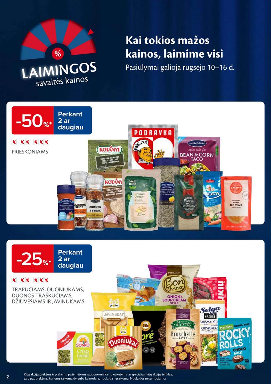 Maxima savaitinis leidinys 37 akcijos nuo
2024-09-10 iki
2024-09-16 | Leidinukas.lt puslapis 2