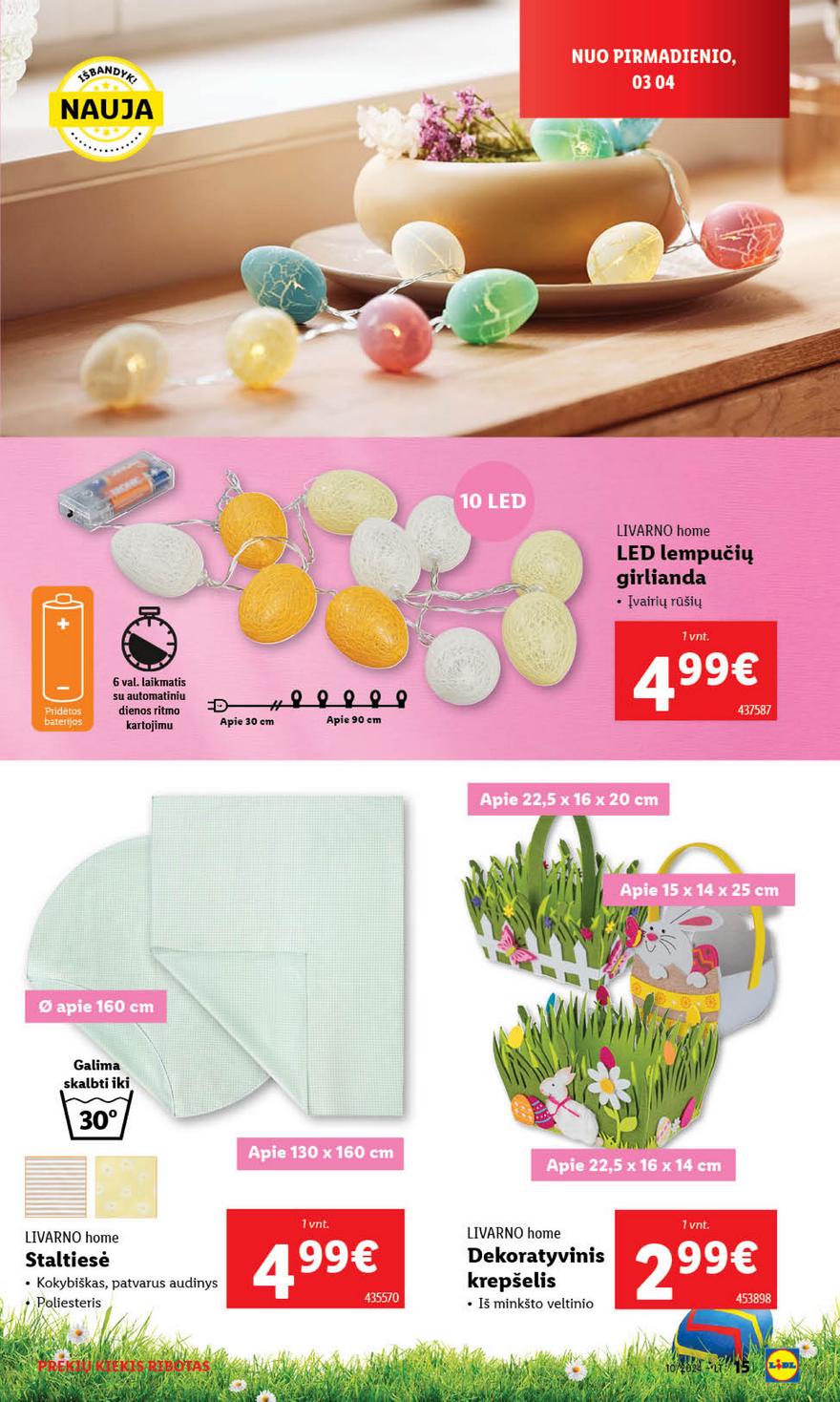 Ldil ne maisto prekių pasiūlymai akcijos nuo 
  2024-03-04 iki 
  2024-03-10 | Leidinukas.lt puslapis 15