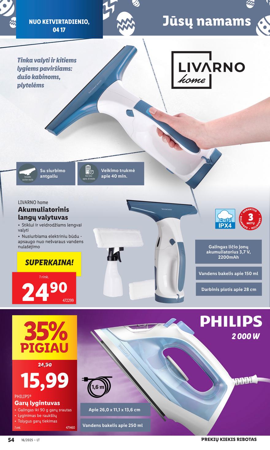 Lidl ne maisto leidinys akcijos nuo 
  2025-04-14 iki 
  2025-04-19 | Leidinukas.lt puslapis 48