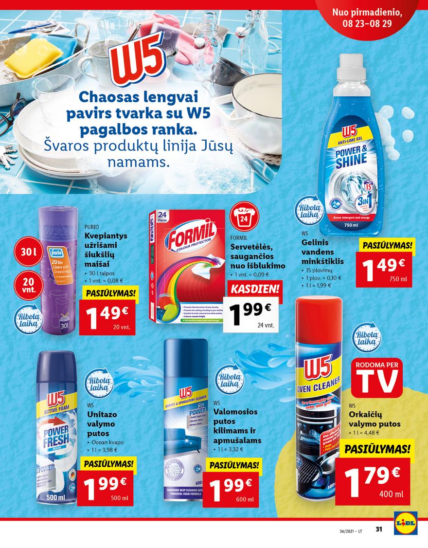 Lidl maisto prekių pasiūlymai akcijos nuo 
  2021-08-23 iki 
  2021-08-29 | Leidinukas.lt puslapis 31