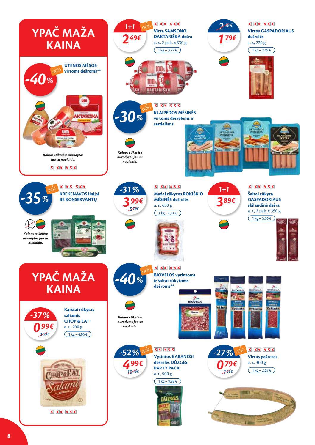 Maxima kaininis leidinys akcijos nuo 
  2021-10-05 iki 
  2021-10-11 | Leidinukas.lt puslapis 8
