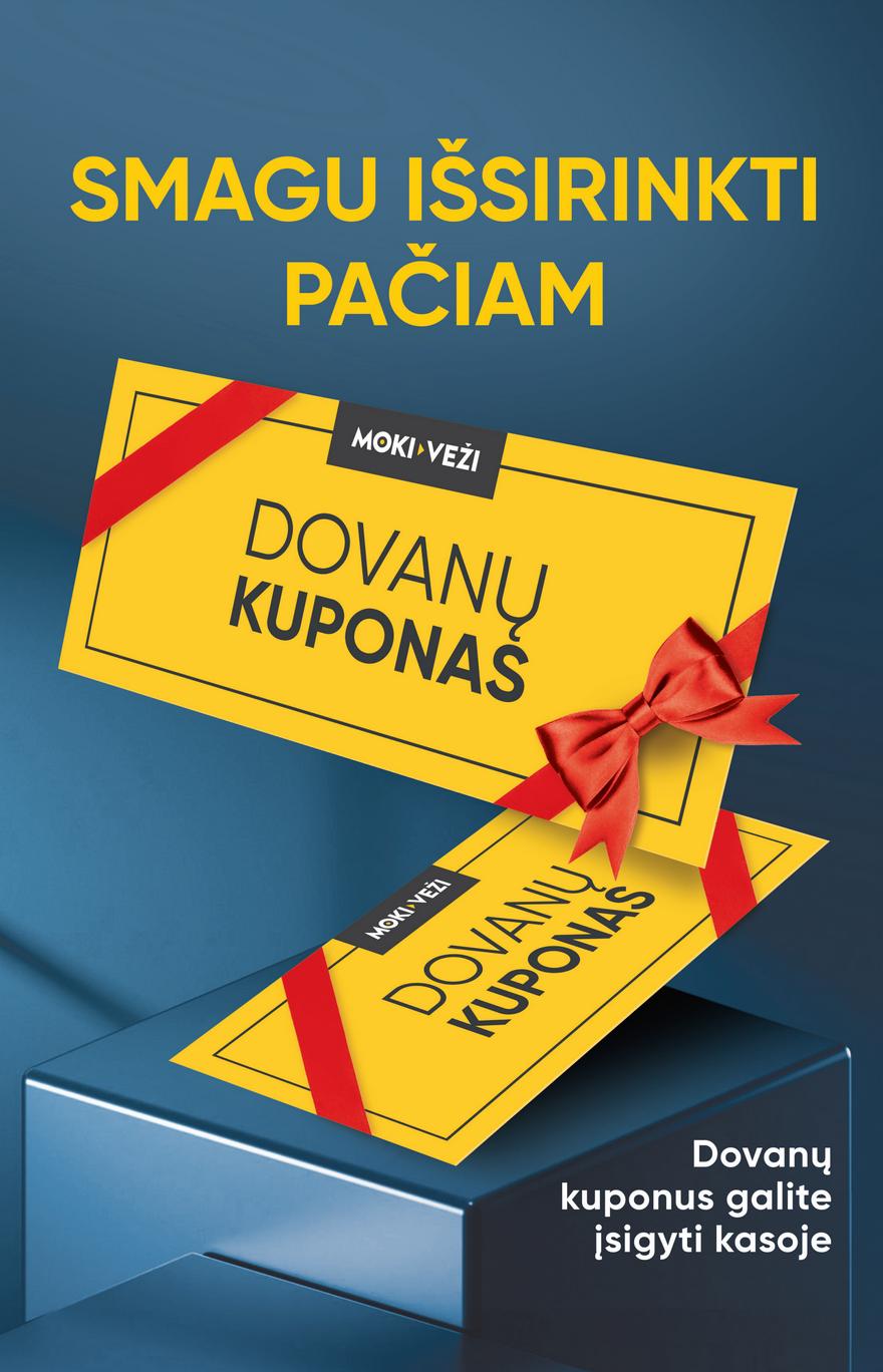 Moki veži leidinys akcijos nuo 
  2025-03-06 iki 
  2025-04-01 | Leidinukas.lt puslapis 28