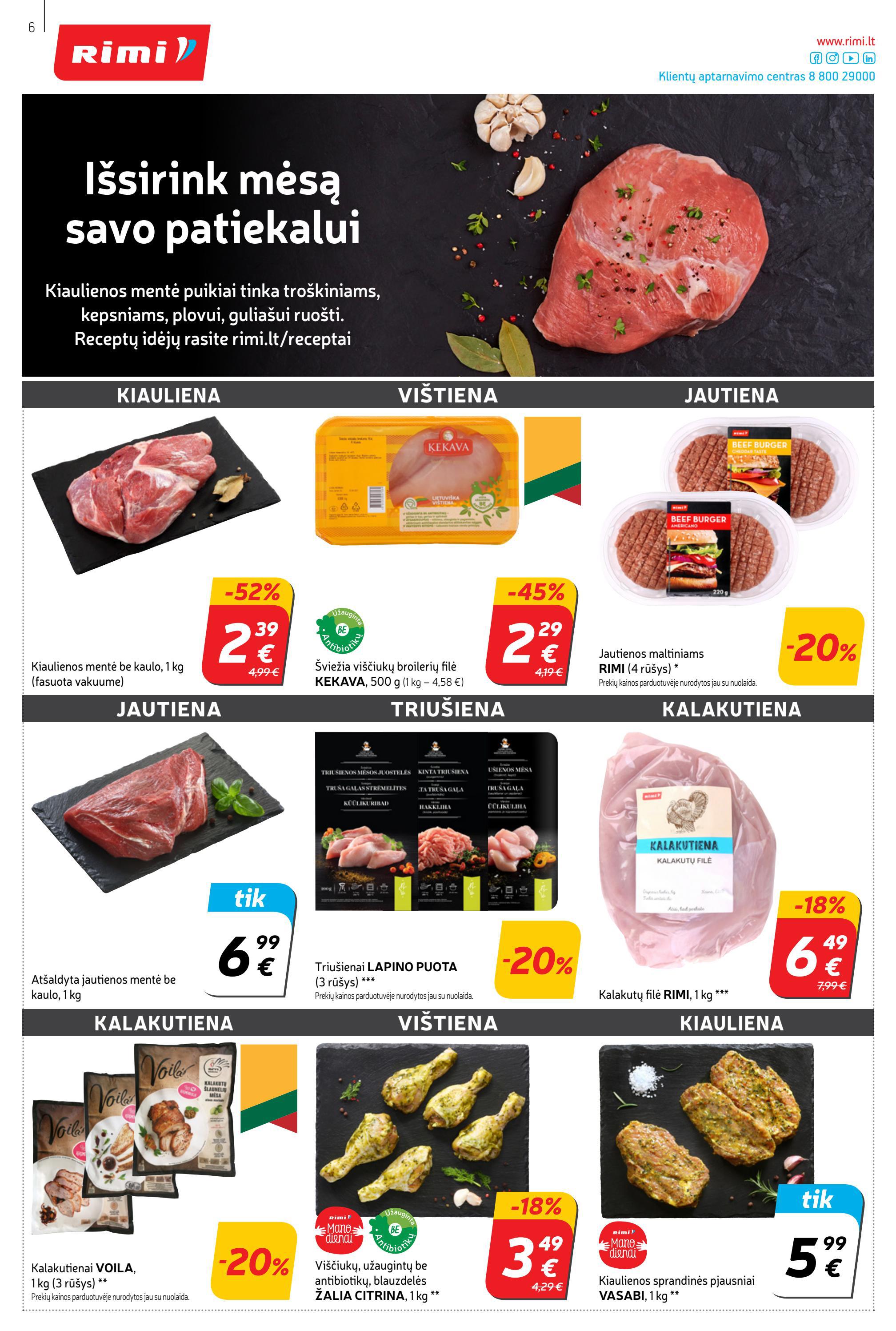 Rimi savaitinis leidinys akcijos nuo 
  2022-03-08 iki 
  2022-03-14 | Leidinukas.lt puslapis 6