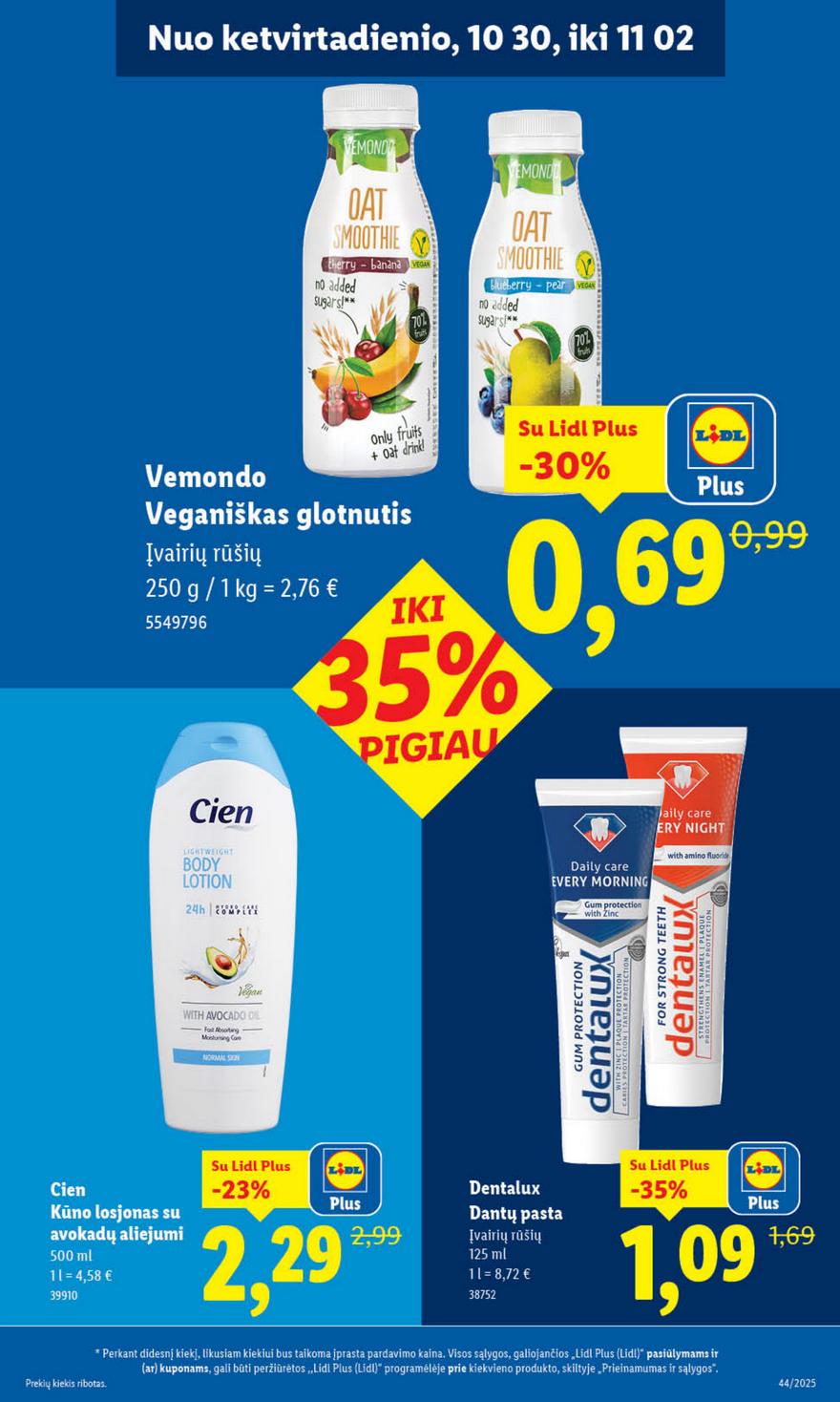 Lidl leidinys naujas akcijos nuo 
  2025-10-27 iki 
  2025-11-02 | Leidinukas.lt puslapis 53