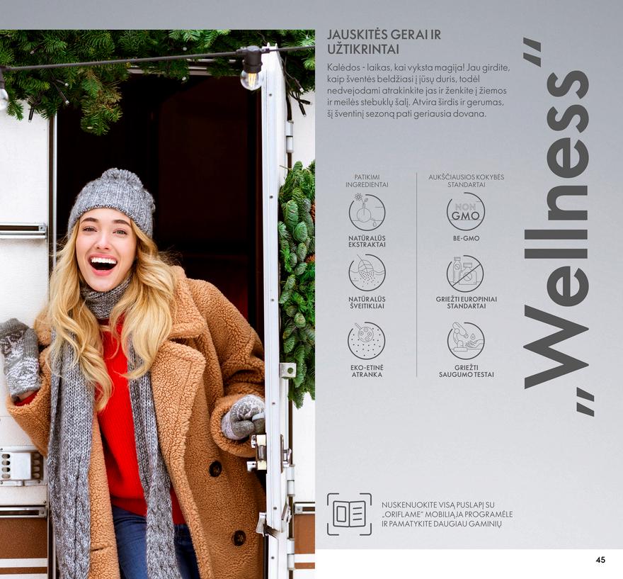 Oriflame katalogas akcijos nuo 
  2021-12-01 iki 
  2021-12-31 | Leidinukas.lt puslapis 45