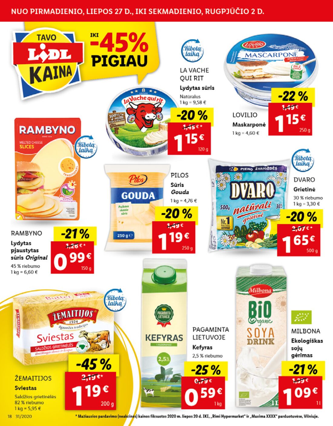 Lidl savaitinis leidinys akcijos nuo 
  2020-07-27 iki 
  2020-08-02 | Leidinukas.lt puslapis 18
