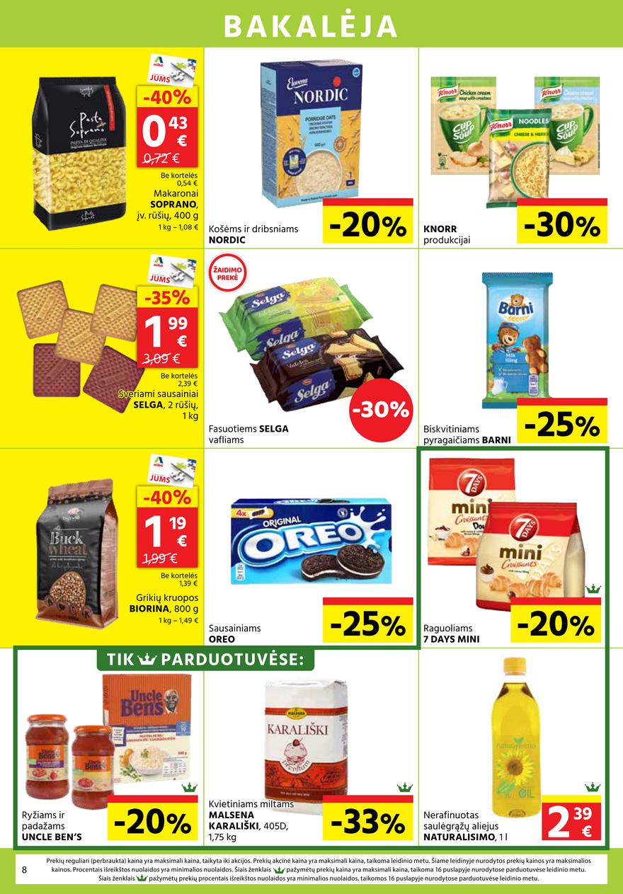 Aibė pasiūlymai akcijos nuo 
  2021-04-22 iki 
  2021-05-04 | Leidinukas.lt puslapis 8