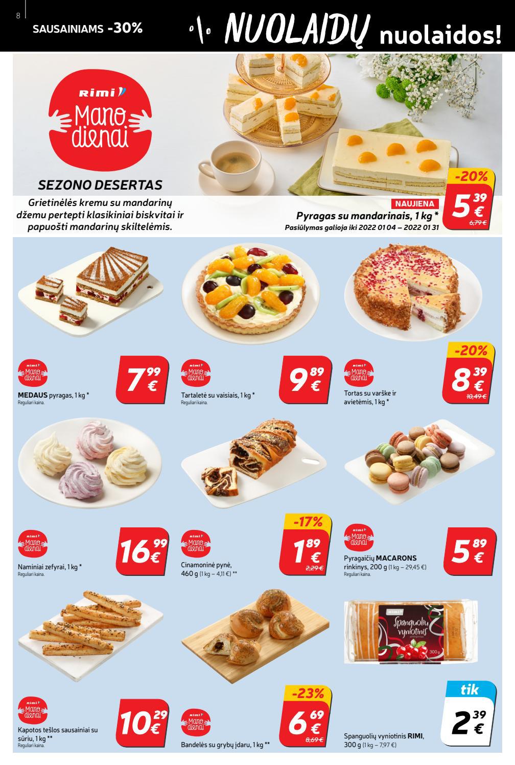 Rimi savaitinis leidinys akcijos nuo 
  2022-01-11 iki 
  2022-01-17 | Leidinukas.lt puslapis 8