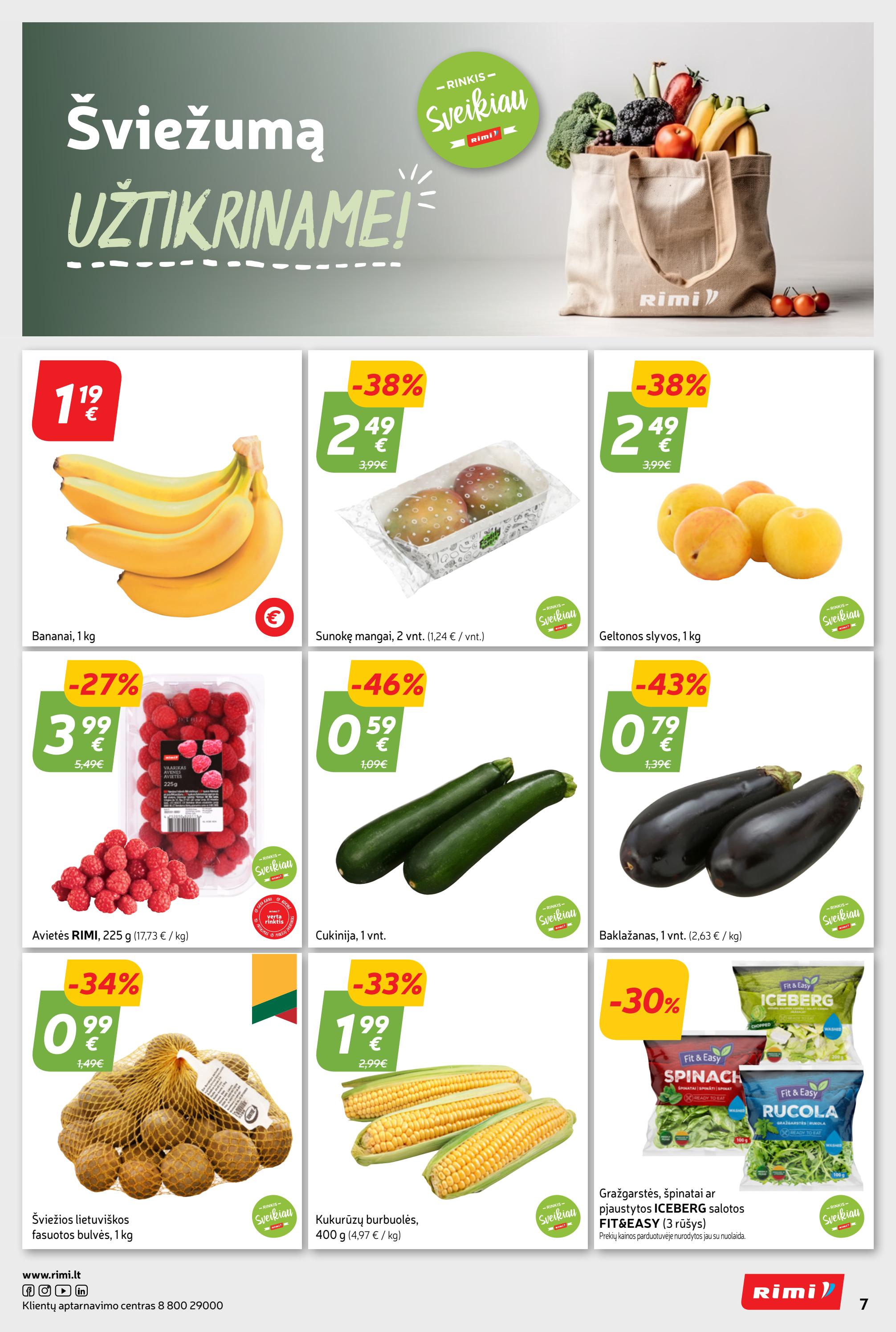 Rimi savaitinis leidinys akcijos nuo 
  2023-07-11 iki 
  2023-07-17 | Leidinukas.lt puslapis 7