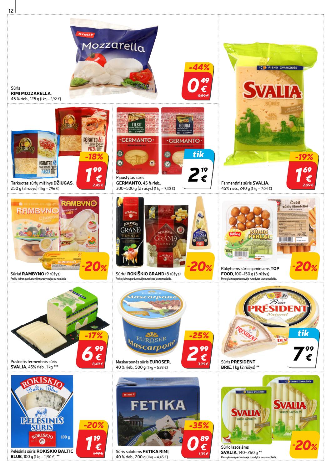 Rimi savaitinis leidinys akcijos nuo 
  2019-06-04 iki 
  2019-06-10 | Leidinukas.lt puslapis 12