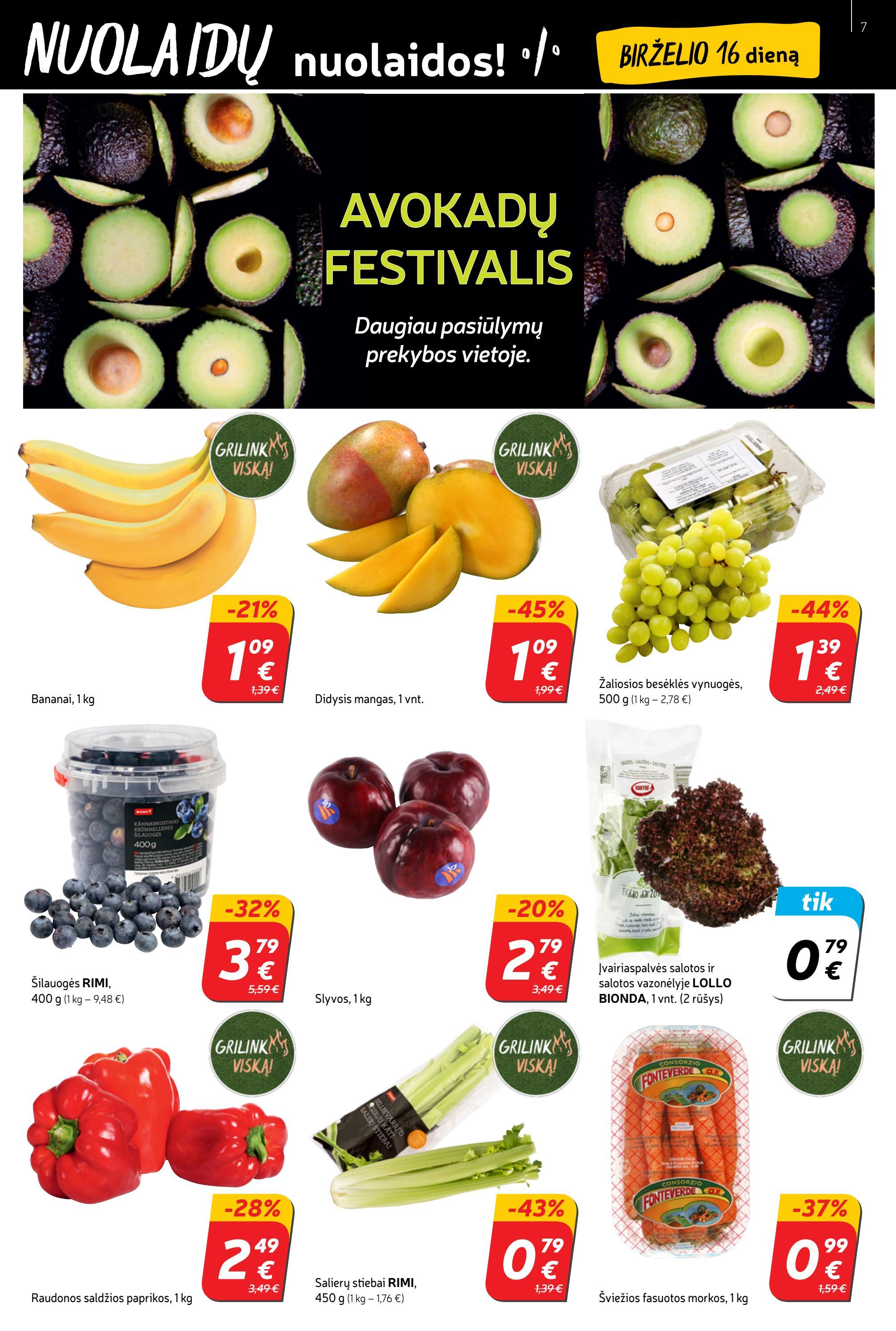 Rimi savaitinis leidinys akcijos nuo 
  2022-06-14 iki 
  2022-06-20 | Leidinukas.lt puslapis 7