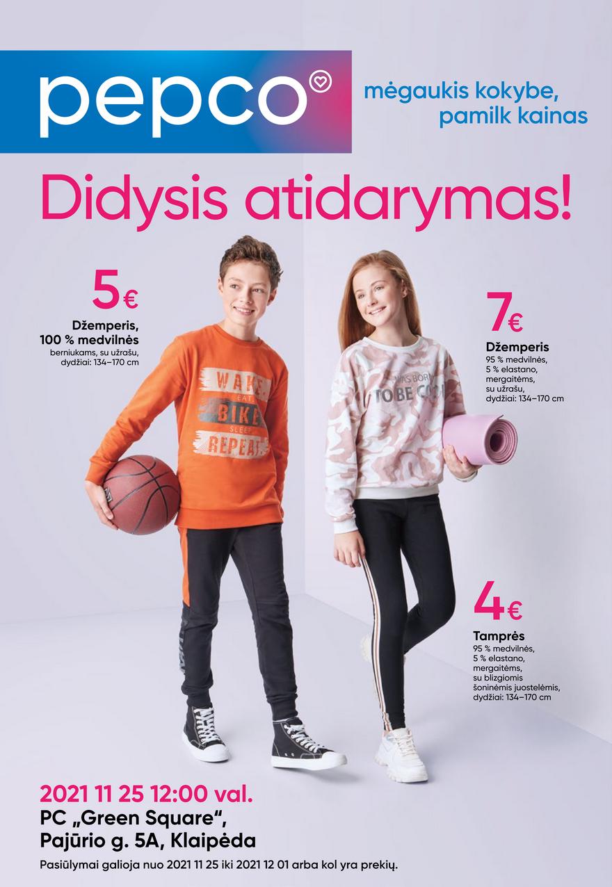 Pepco atidarymo leidinys akcijos nuo
2021-11-25 iki
2021-12-01 | Leidinukas.lt puslapis 1