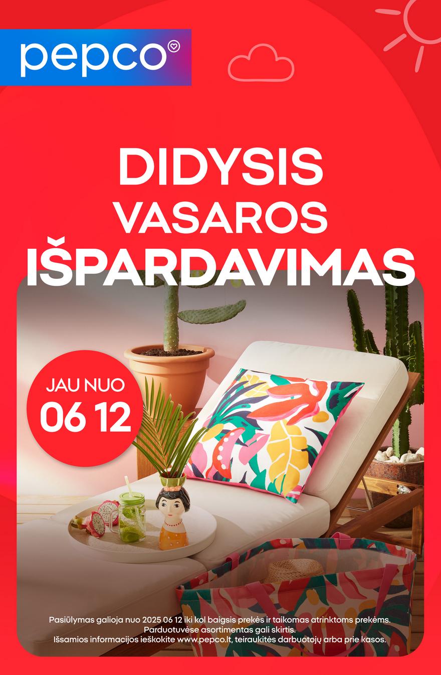 Pepco leidinys akcijos nuo 
  2025-06-19 iki 
  2025-07-02 | Leidinukas.lt puslapis 13