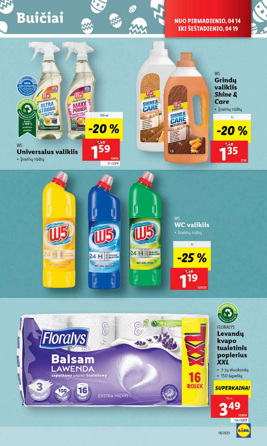 Lidl leidinys akcijos nuo 
  2025-04-14 iki 
  2025-04-19 | Leidinukas.lt puslapis 41