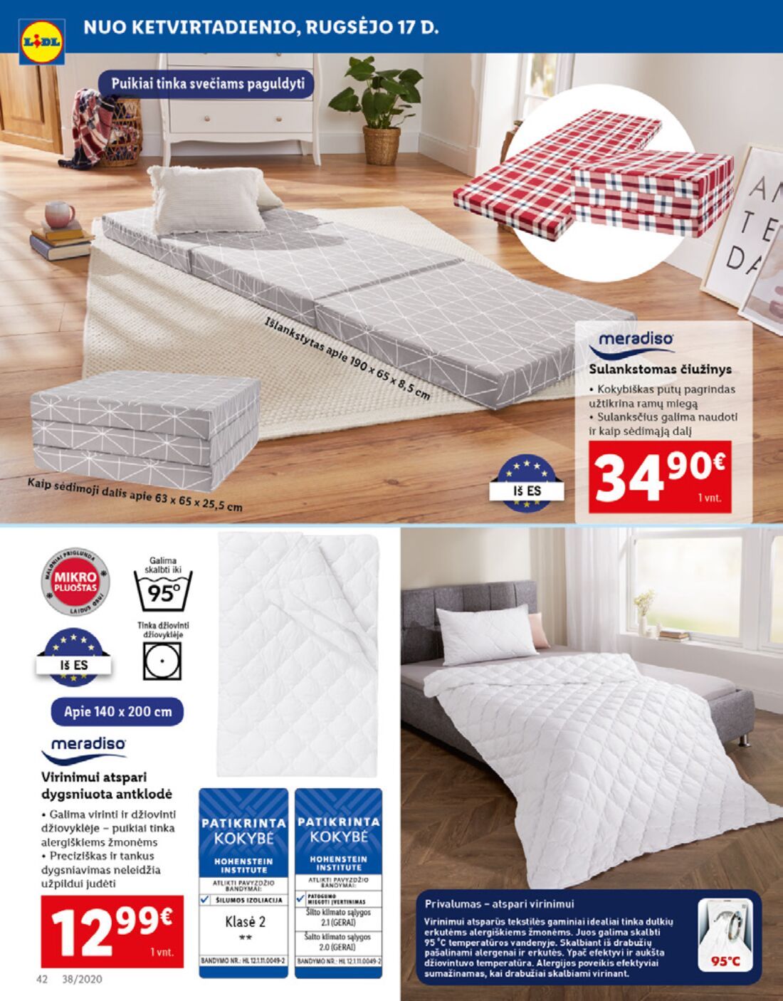 Lidl savaitinis leidinys akcijos nuo 
  2020-09-14 iki 
  2020-09-20 | Leidinukas.lt puslapis 42