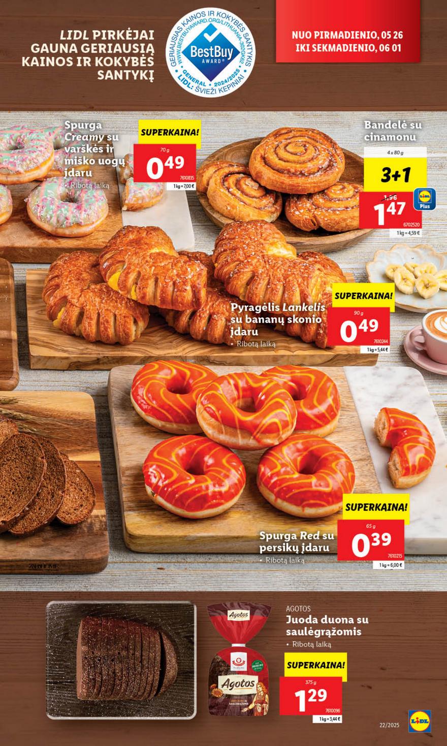 Lidl leidinys akcijos nuo 
  2025-05-26 iki 
  2025-06-01 | Leidinukas.lt puslapis 7