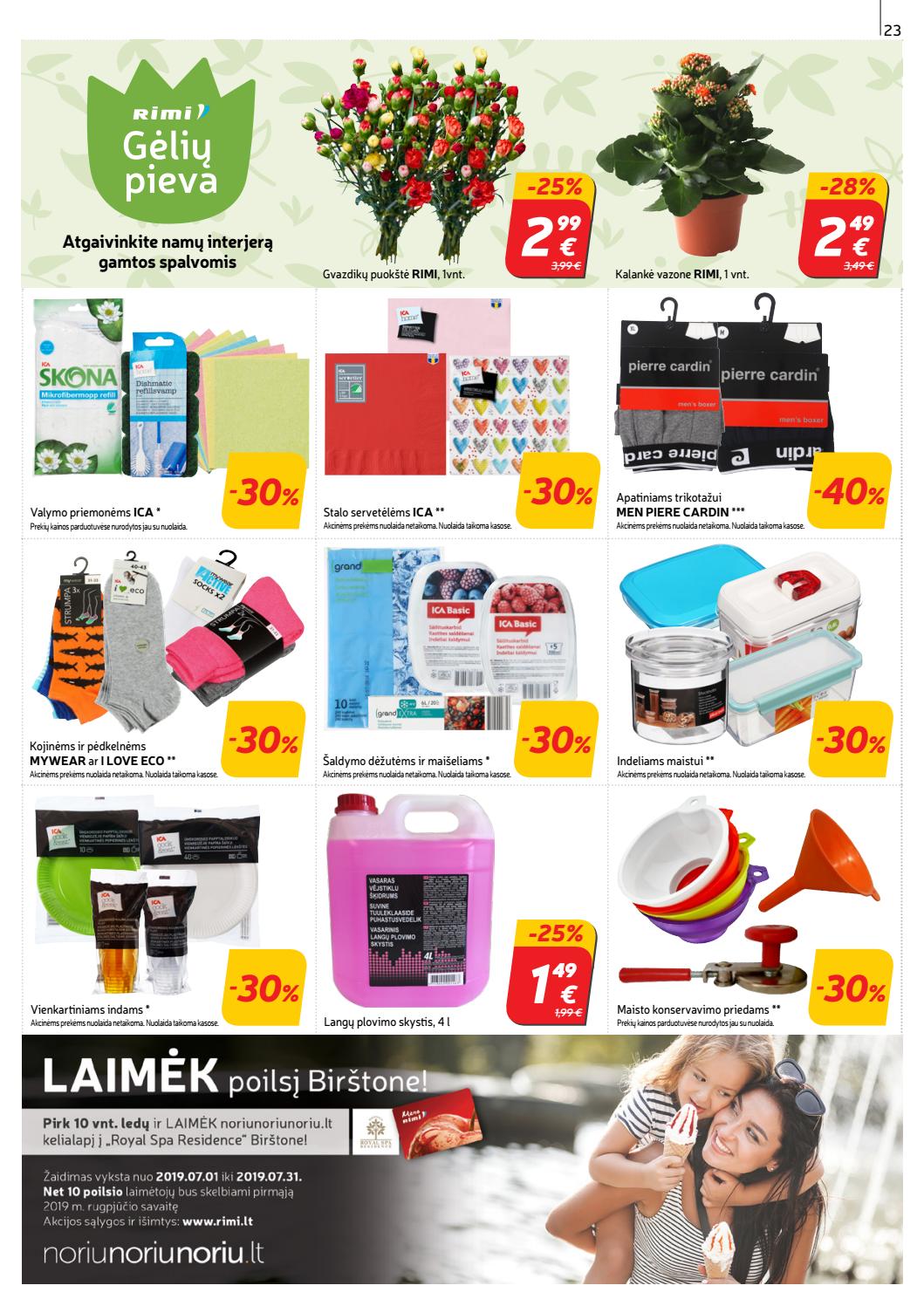 Rimi savaitinis leidinys akcijos nuo 
  2019-07-23 iki 
  2019-07-29 | Leidinukas.lt puslapis 23