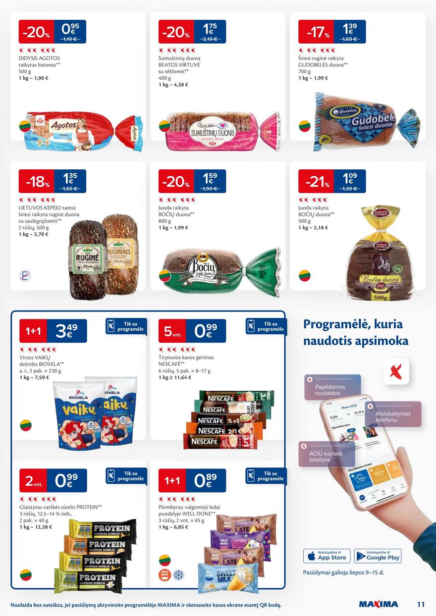 Maxima leidinys akcijos nuo 
  2024-07-09 iki 
  2024-07-15 | Leidinukas.lt puslapis 11