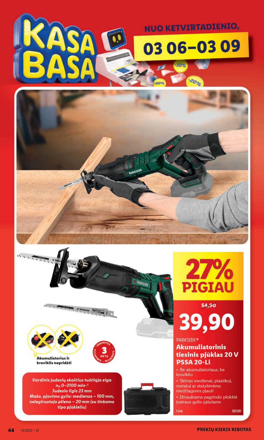 Lidl ne maisto leidinys akcijos nuo 
  2025-03-03 iki 
  2025-03-09 | Leidinukas.lt puslapis 46
