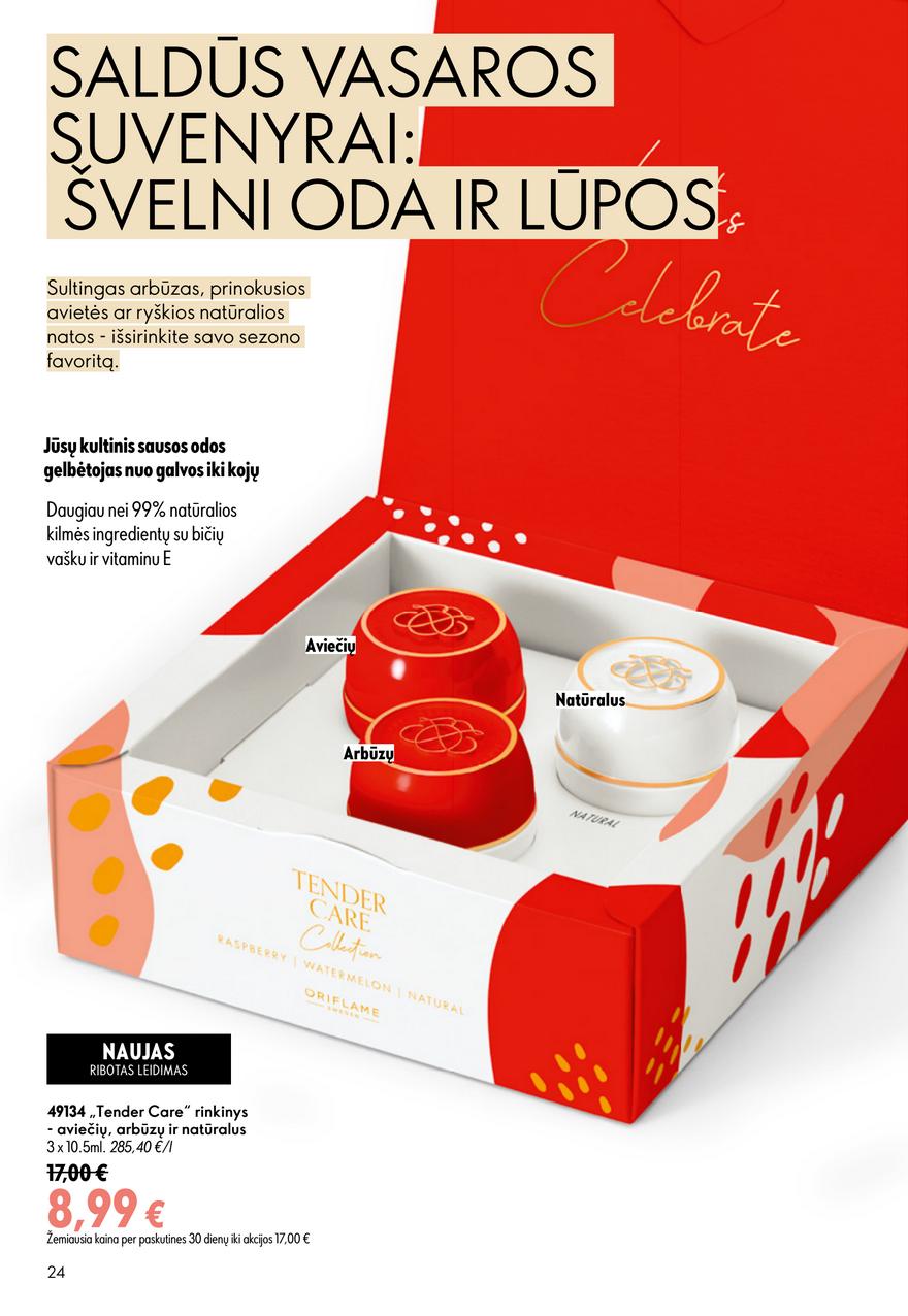 Oriflame katalogas akcijos nuo 
  2026-07-15 iki 
  2026-08-04 | Leidinukas.lt puslapis 24