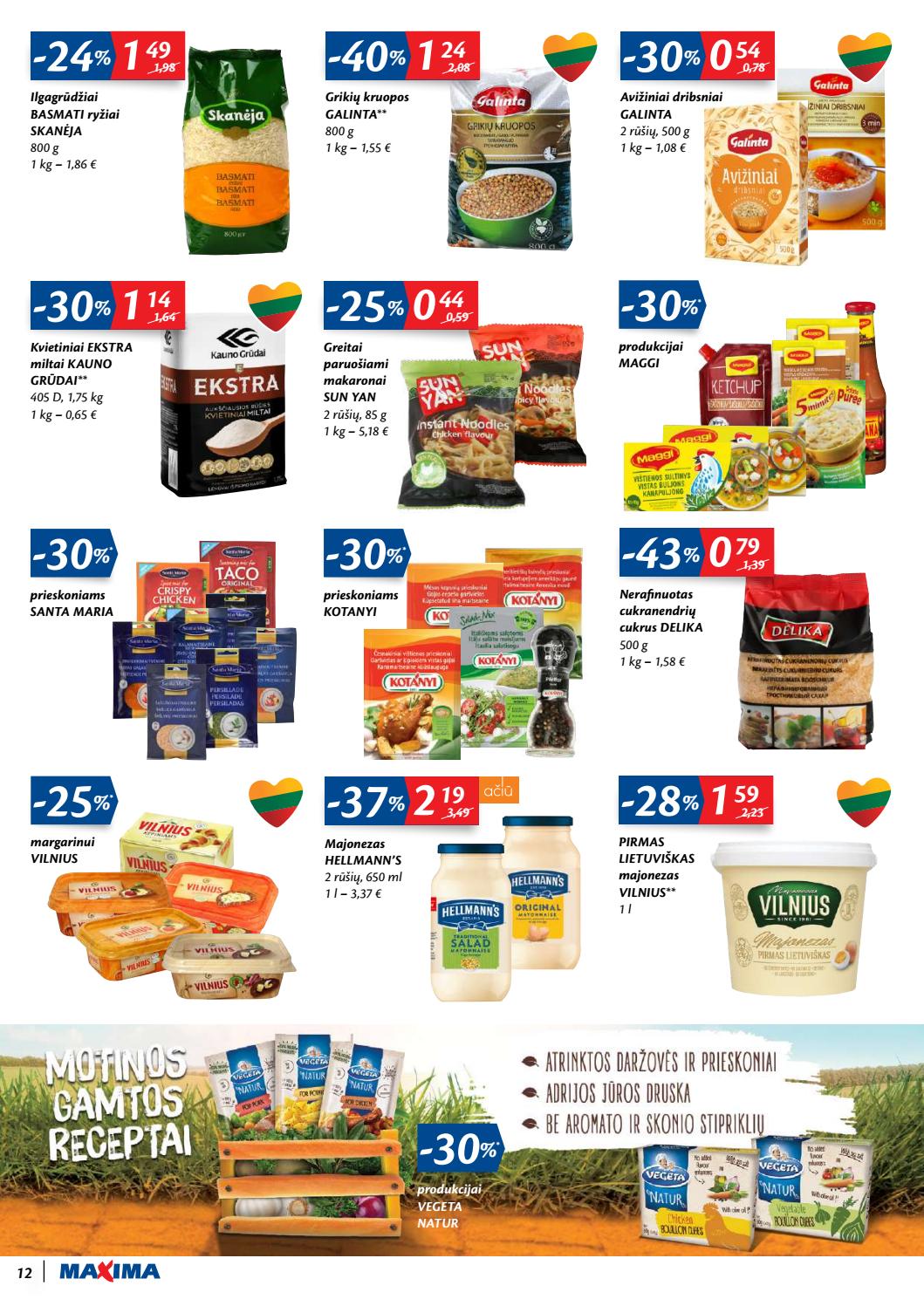 Maxima kaininis leidinys akcijos nuo 
  2020-03-10 iki 
  2020-03-16 | Leidinukas.lt puslapis 12