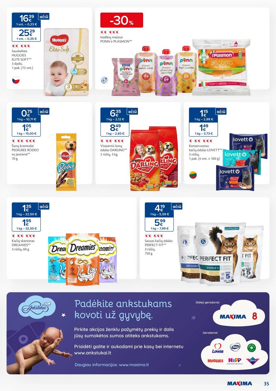 Maxima savaitinis leidinys akcijos nuo
2024-04-30 iki
2024-05-06 | Leidinukas.lt puslapis 35