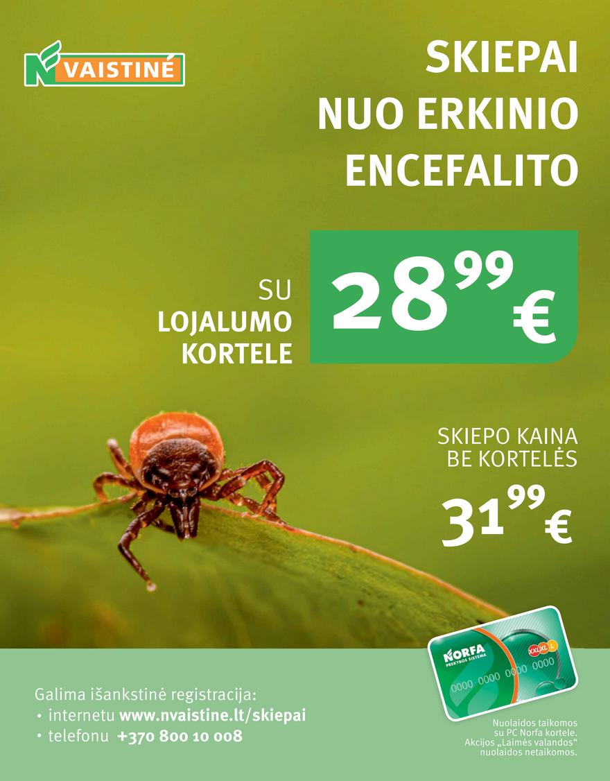 Norfos vaistinės leidinys akcijos nuo 
  2026-04-01 iki 
  2026-04-30 | Leidinukas.lt puslapis 24