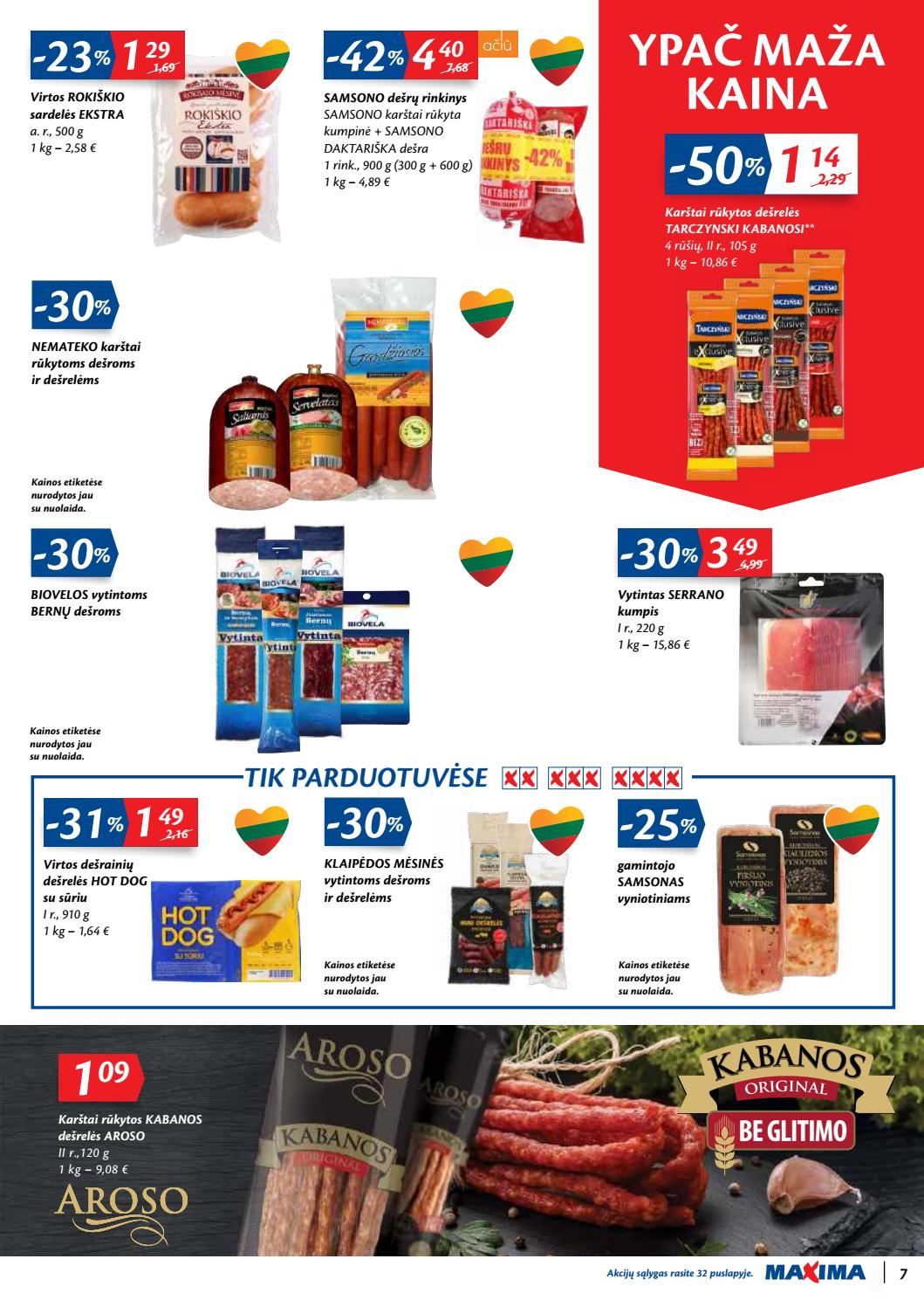 Maxima kaininis leidinys akcijos nuo 
  2020-08-25 iki 
  2020-08-31 | Leidinukas.lt puslapis 7