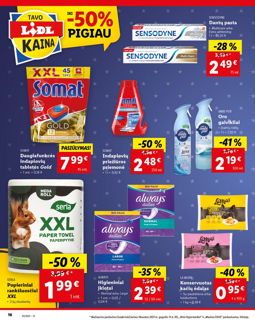 Lidl maisto prekių pasiūlymai akcijos nuo 
  2021-06-07 iki 
  2021-06-13 | Leidinukas.lt puslapis 16