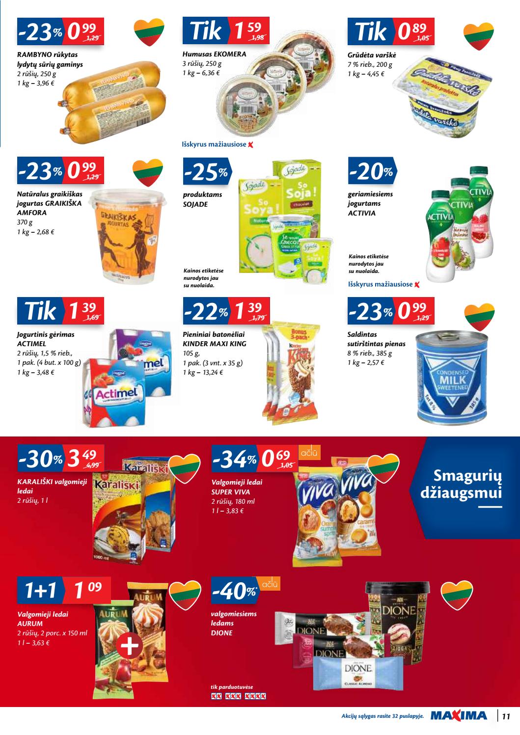 Maxima kaininis leidinys akcijos nuo 
  2020-08-25 iki 
  2020-08-31 | Leidinukas.lt puslapis 11