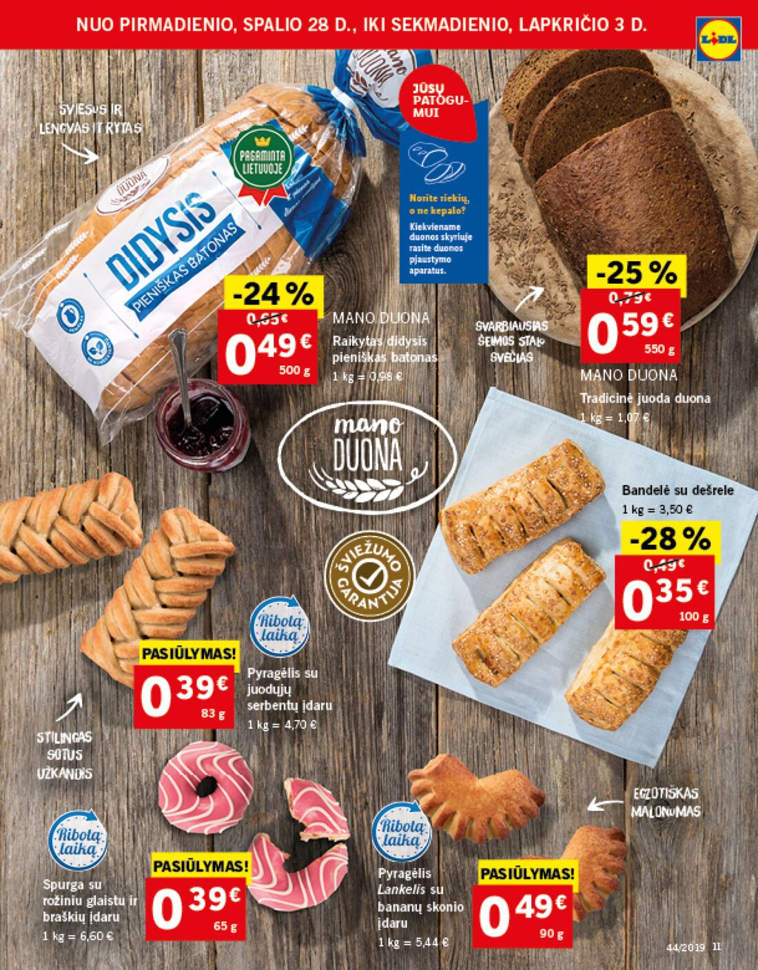 Lidl savaitinis leidinys akcijos nuo 
  2019-10-28 iki 
  2019-11-03 | Leidinukas.lt puslapis 11