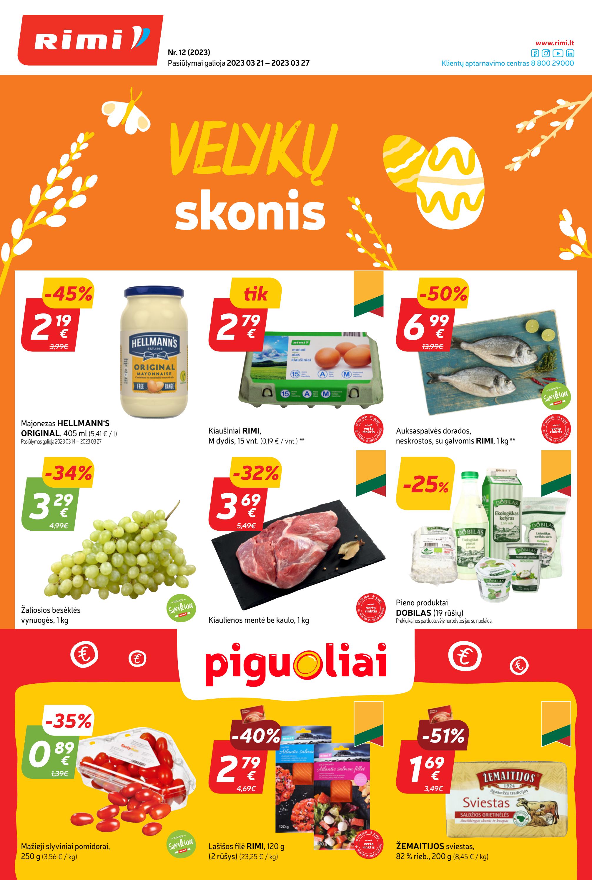 Rimi savaitinis leidinys akcijos nuo 
  2023-03-21 iki 
  2023-03-27 | Leidinukas.lt puslapis 1