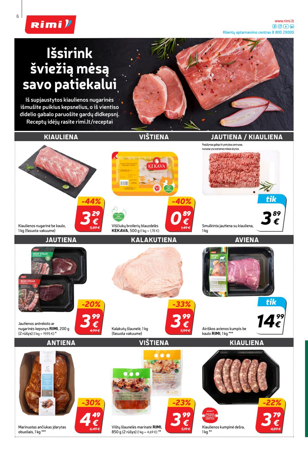 Rimi savaitinis leidinys akcijos nuo 
  2020-11-03 iki 
  2020-11-09 | Leidinukas.lt puslapis 6