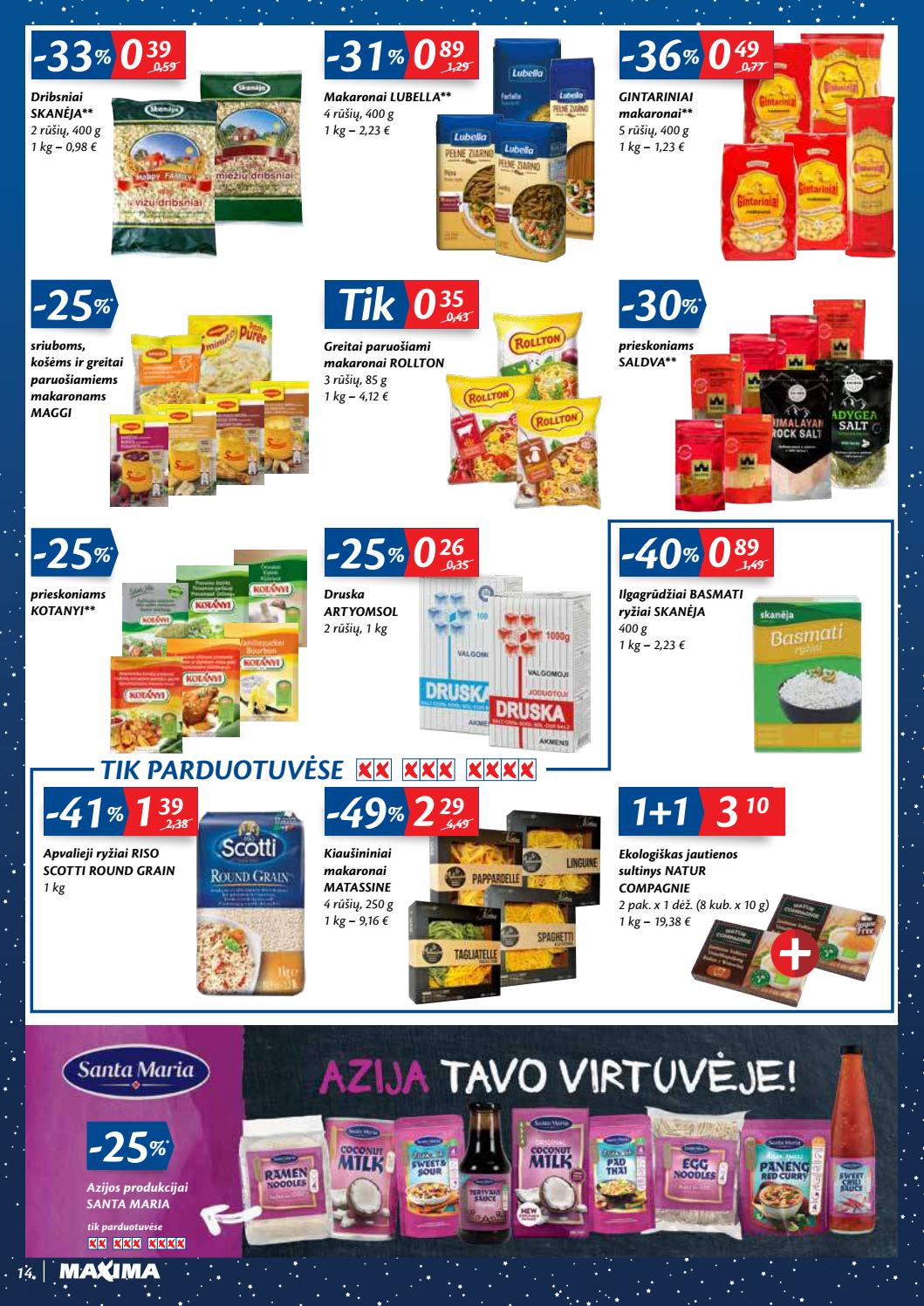 Maxima kaininis leidinys akcijos nuo 
  2020-12-01 iki 
  2020-12-07 | Leidinukas.lt puslapis 14