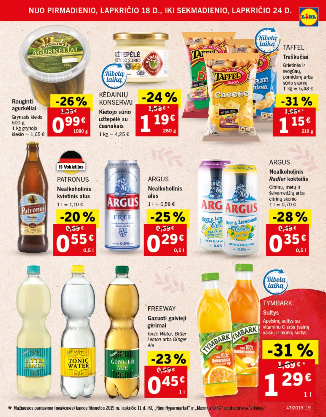 Lidl savaitinis leidinys akcijos nuo 
  2019-11-18 iki 
  2019-11-24 | Leidinukas.lt puslapis 19