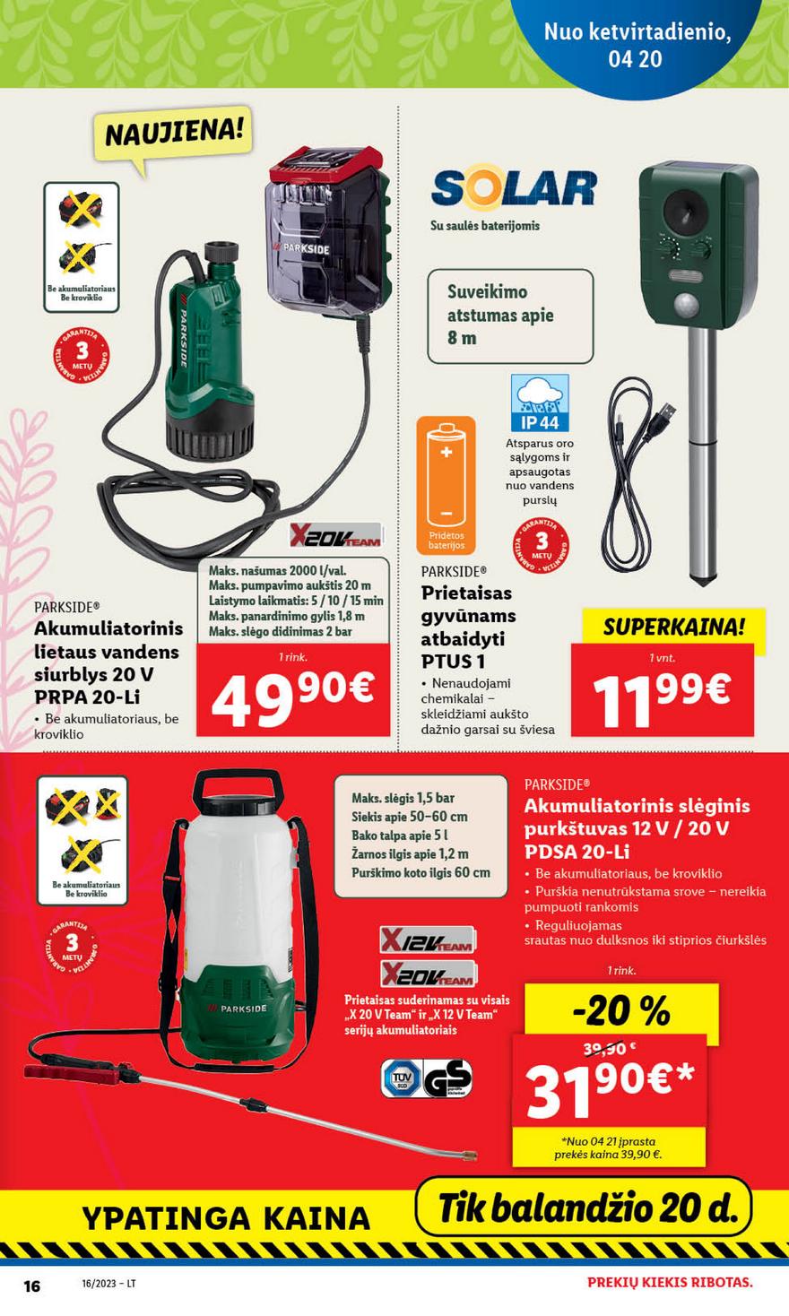 Ldil ne maisto prekių pasiūlymai akcijos nuo 
  2023-04-17 iki 
  2023-04-23 | Leidinukas.lt puslapis 16