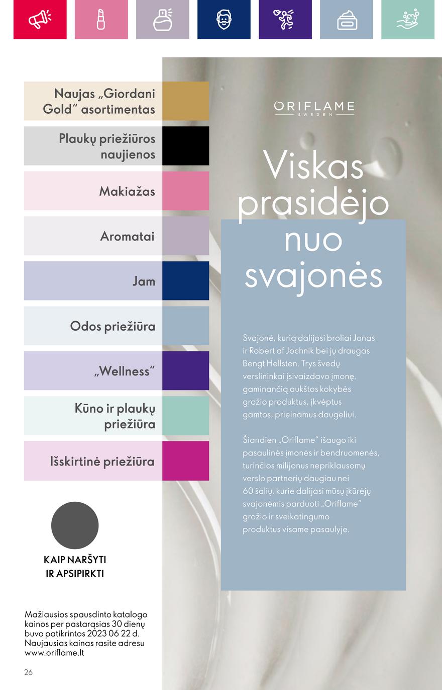 Oriflame katalogas akcijos nuo 
  2023-09-13 iki 
  2023-10-03 | Leidinukas.lt puslapis 26