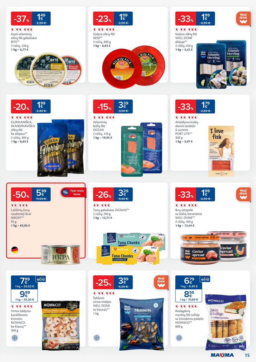Maxima kaininis leidinys akcijos nuo 
  2024-02-13 iki 
  2024-02-19 | Leidinukas.lt puslapis 15