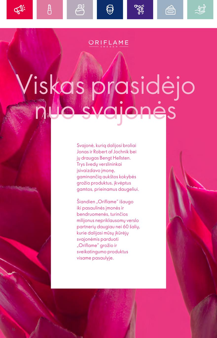 Oriflame katalogas akcijos nuo 
  2023-10-04 iki 
  2023-11-01 | Leidinukas.lt puslapis 16